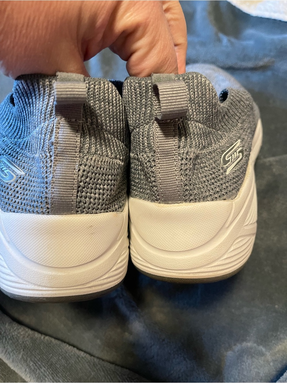 Skechers Bobs Sparrow 2.0 Allegiance Womens Size 8.6 Gray Running Shoes Sneakers - Picture 4 of 7